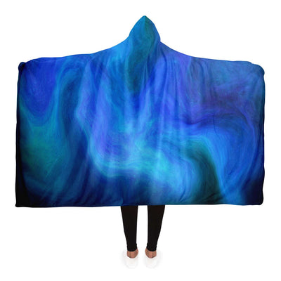 Blue Fluid Art Blanket | Sweeties Pawprints