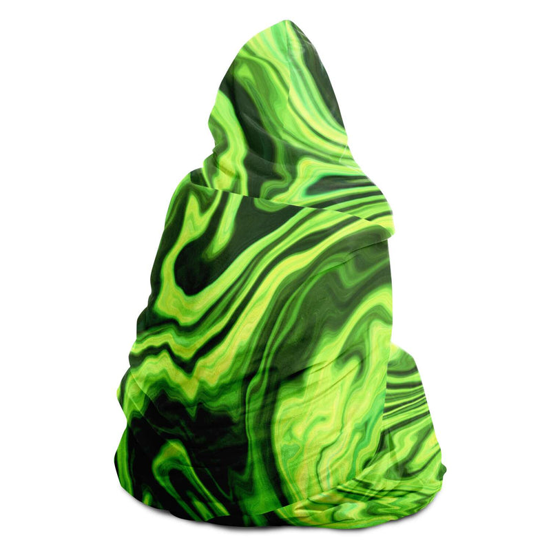 Green Fluid Art Ultra Smooth Blanket | Sweeties Pawprints
